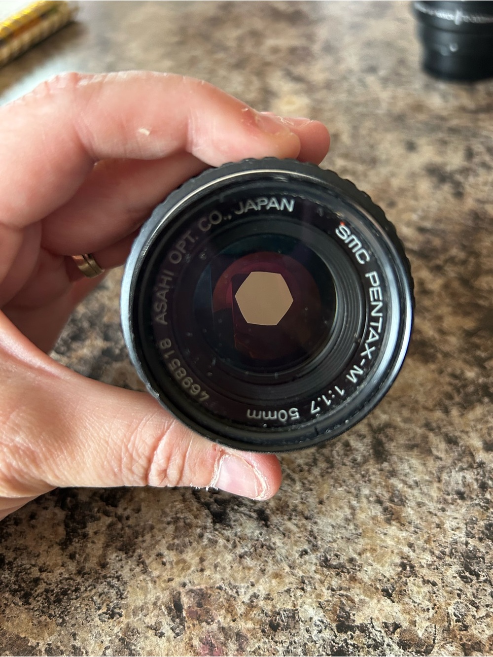 Pentax SMC 50mm f/1.7 Prime Lens - Black